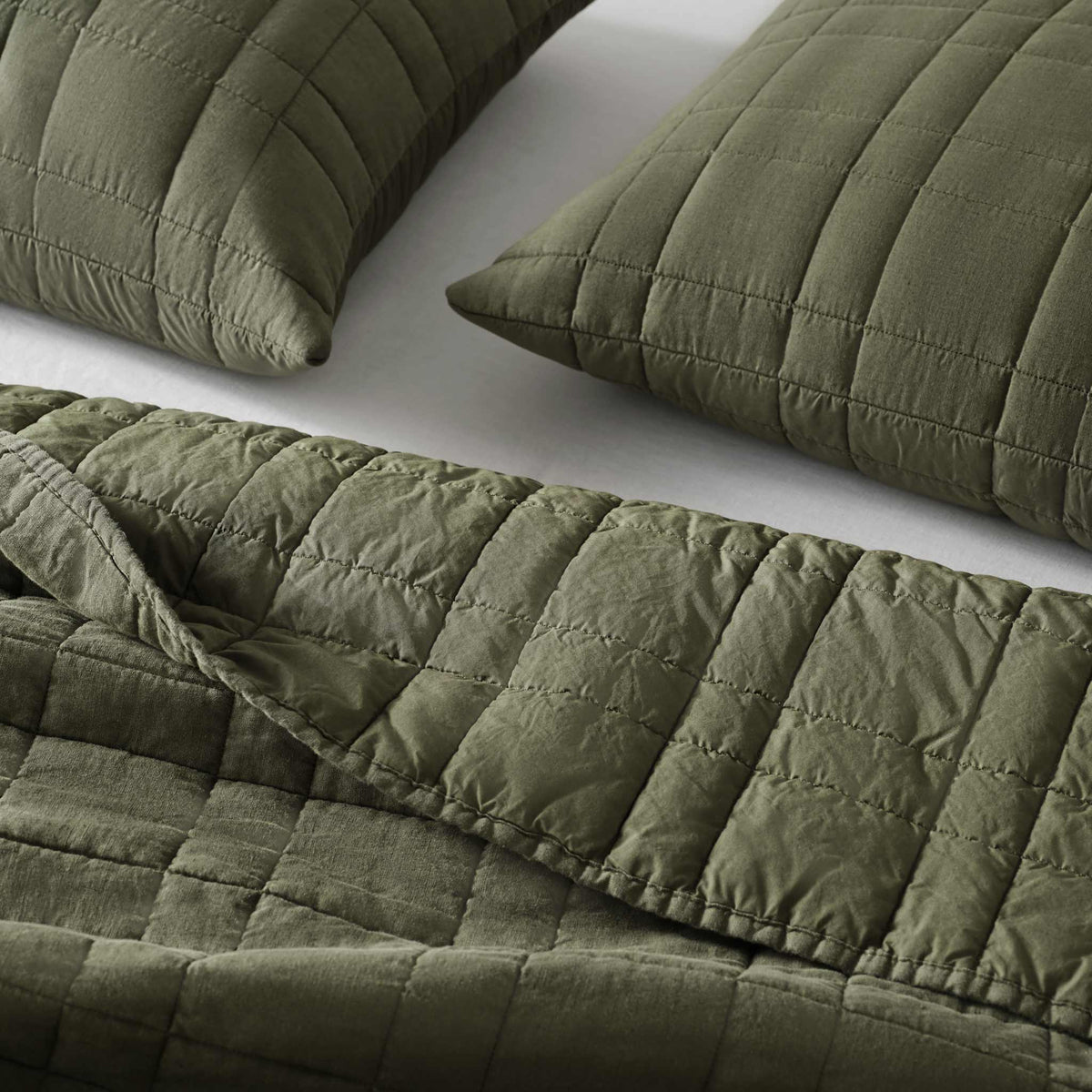 Washed European Linen Quilt
