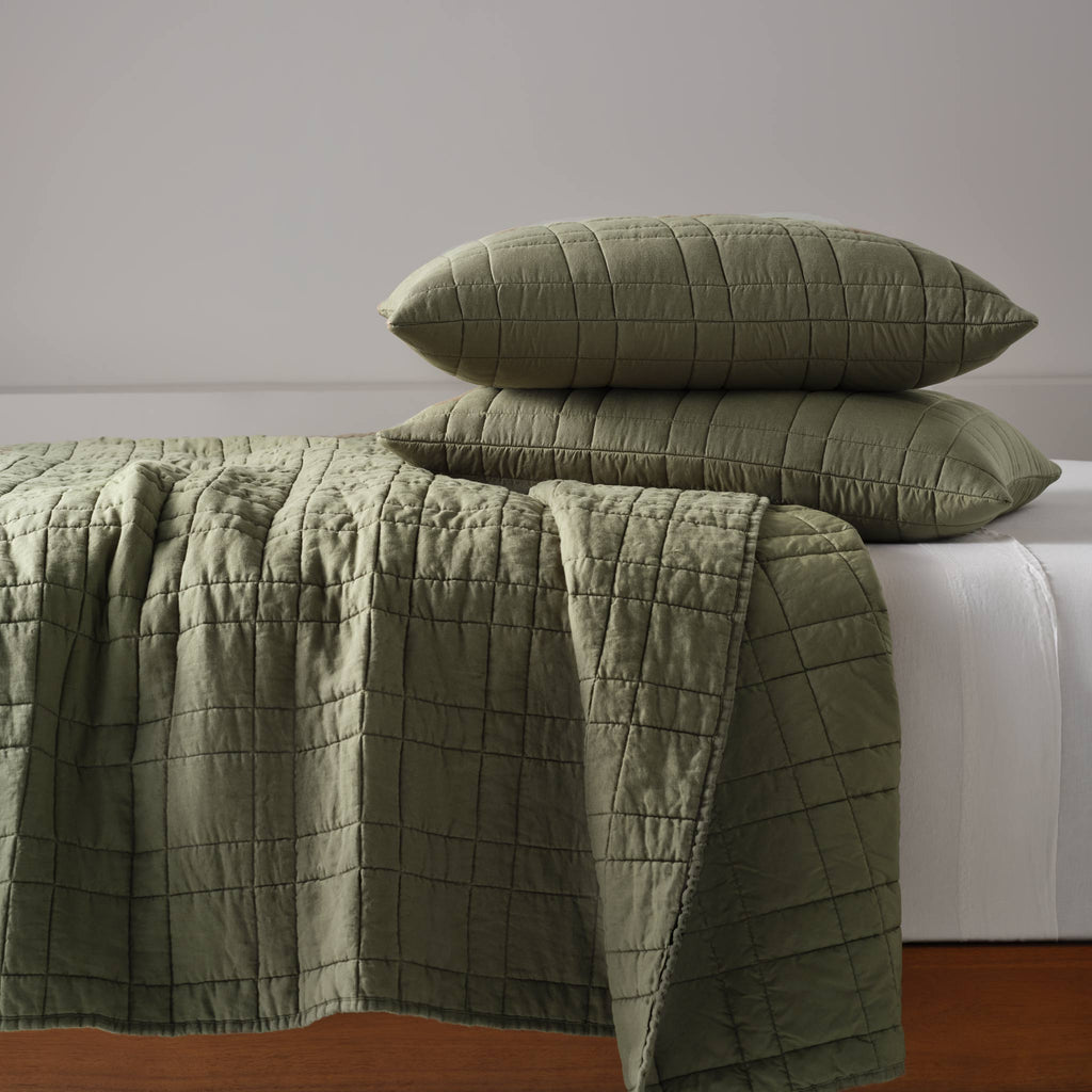 Washed European Linen Quilt