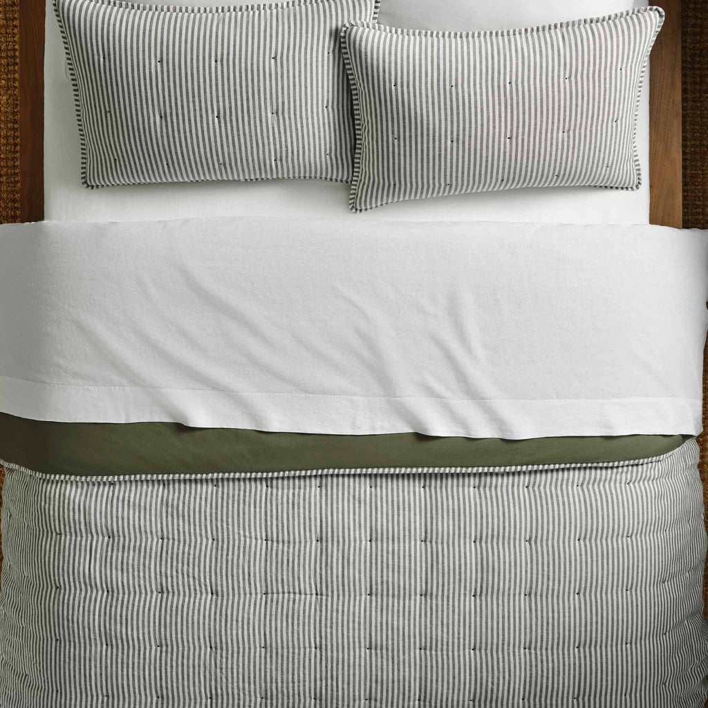 Washed European Linen Quilt